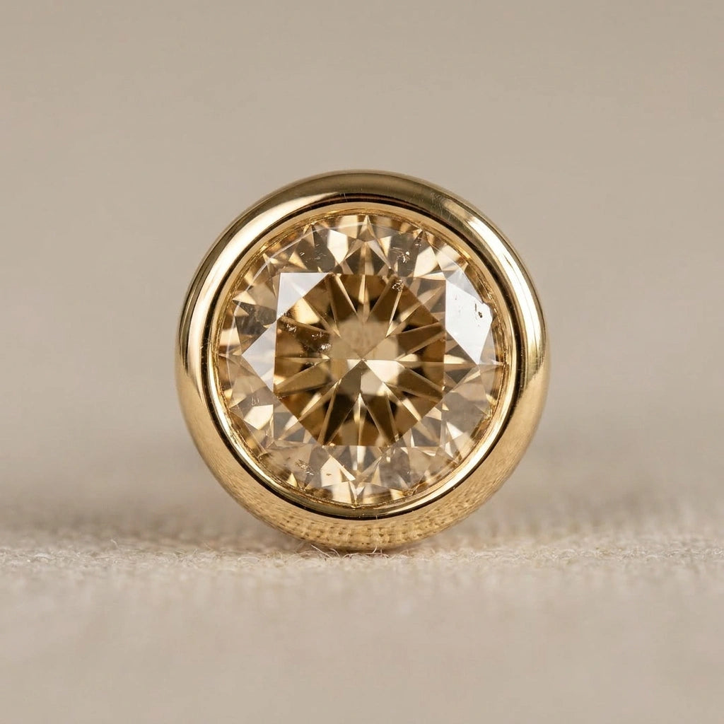 Champagne Diamond Stud Earrings: A Jeweler's Guide to the Warm Stone