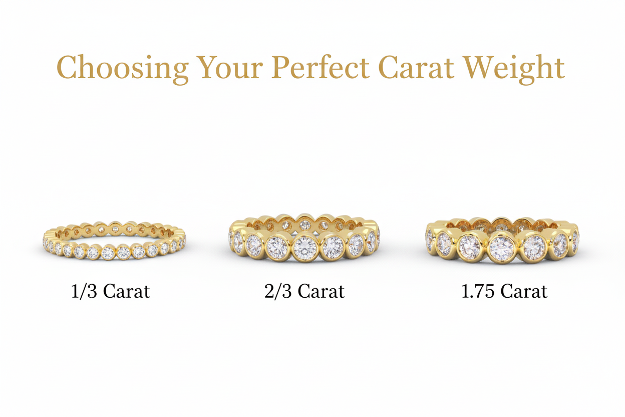 How to Choose Eternity Ring Carat Weight