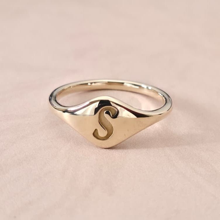 The Gift Everyone Actually Wants: Personalized Cursive Initial Rings for the Holidays