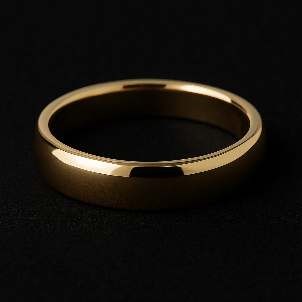 5mm Wedding Bands - Black Pearl of Queens