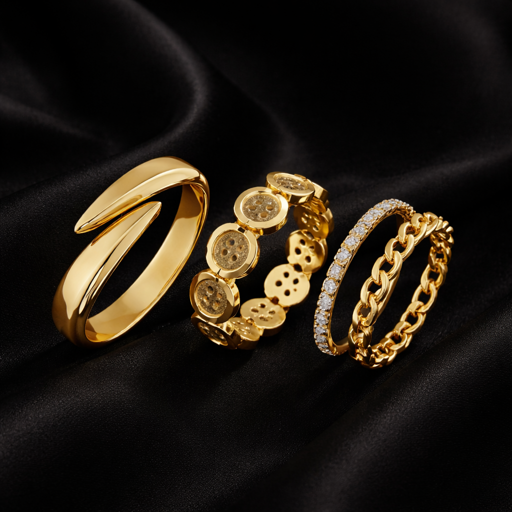 Standalone Rings | 14K Gold Statement Rings | NYC – Black Pearl of Queens