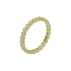 Eternity Wedding ring 1/3ct in yellow gold, Angle view to show details
