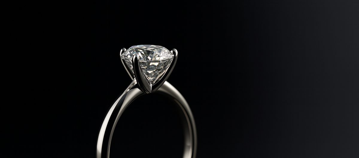 Solitaire Engagement Rings | Lab Diamond 14K Gold | NYC β Black Pearl ...