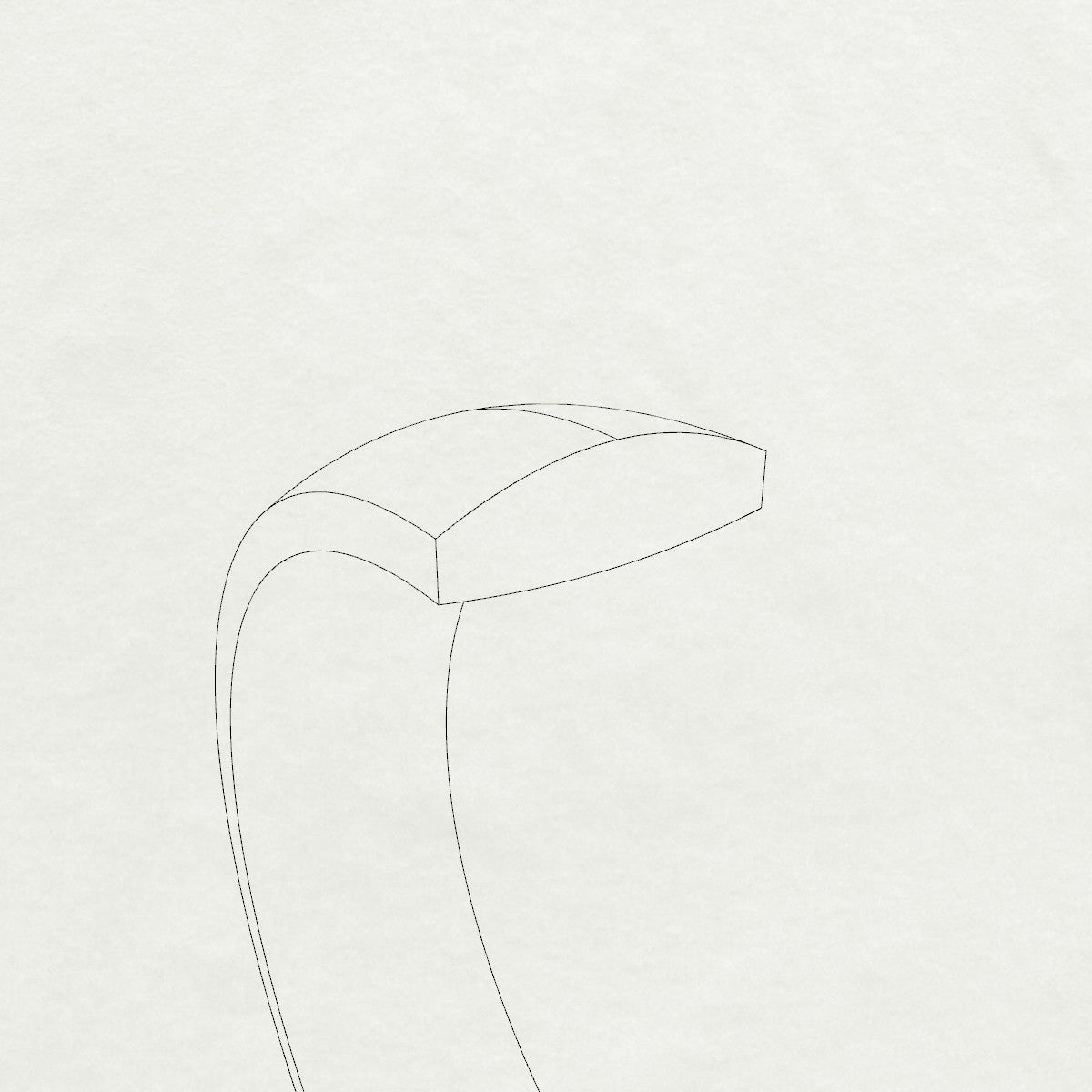 Classic dome wedding band profile with rounded exterior